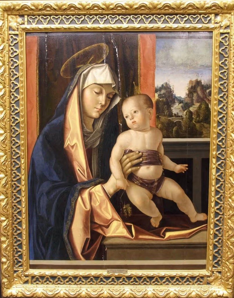 The Madonna and Child painting was stolen more than 50 years ago.