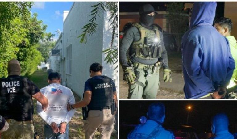 800 Illegal Aliens Rounded Up in 4-Day Florida ICE Raids 800 Illegal Aliens Rounded Up in 4-Day Florida ICE Raids