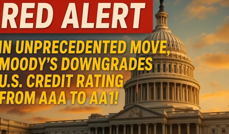 BREAKING: Moody’s Downgrades U.S. Credit Rating From AAA to AA1 BREAKING: Moody’s Downgrades U.S. Credit Rating From AAA to AA1