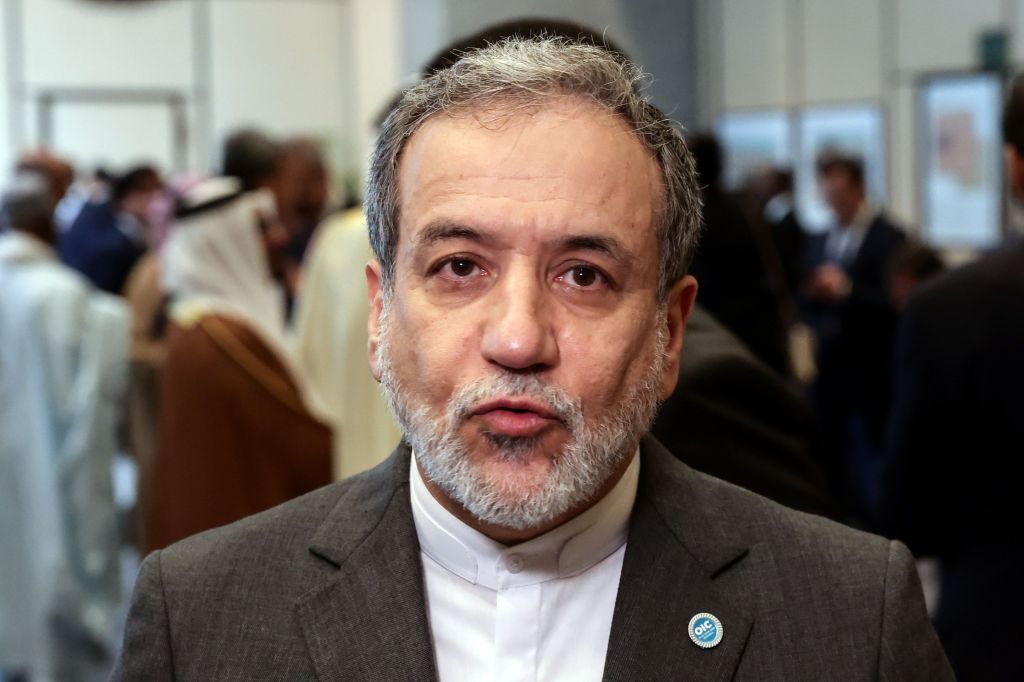 Iranian Foreign Minister Abbas Araghchi speaks to the media at the Organization of Islamic Cooperation in Istanbul, Turkey on June 21, 2025.