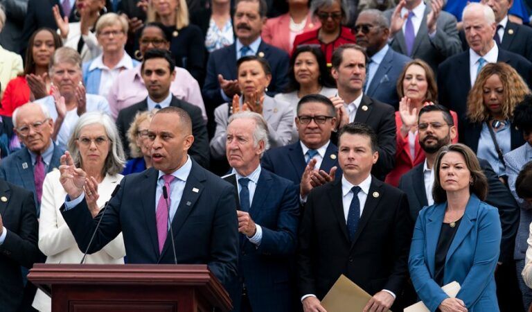 Jeffries stalls final vote on Trump megabill with marathon floor speech