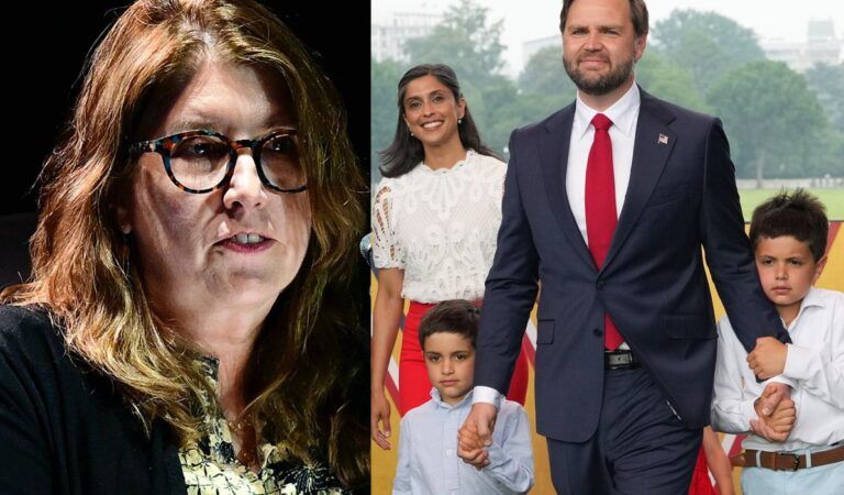 Social media erupts with fury at liberal editor who justified harassment of JD Vance’s children at Disneyland