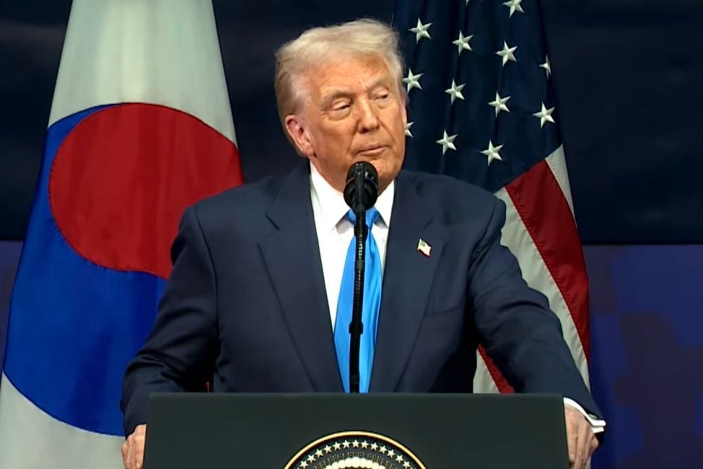 Trump declares the US as ‘hottest country’ in opening remarks in South Korea