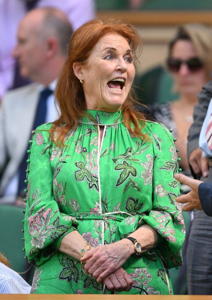 Sarah Ferguson, Duchess of York, attends day one of the
</p>
<a class=