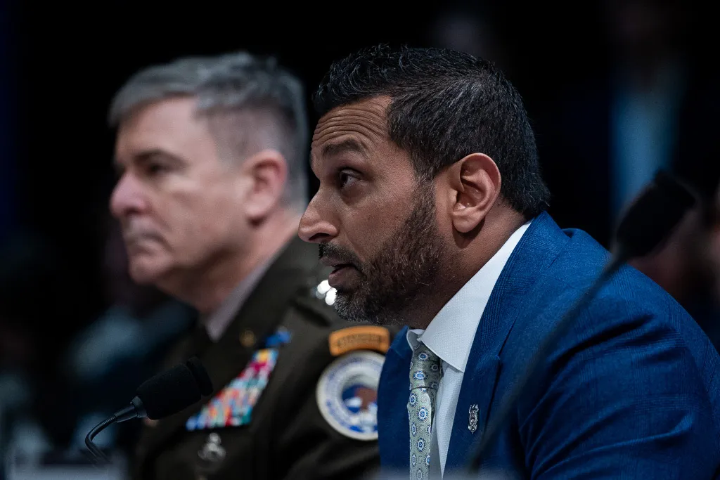Kash Patel sits for a House Intelligence Committee hearing