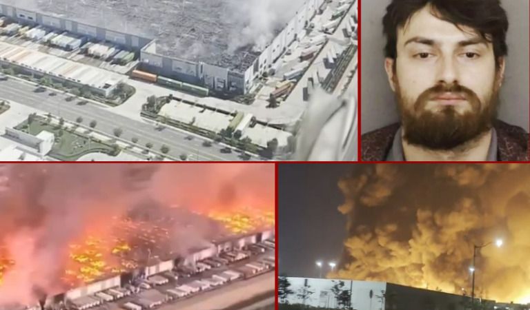 Accused warehouse arsonist compared himself to Luigi Mangione, pleads not guilty