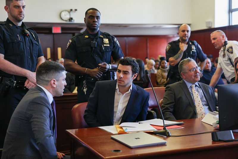 NEW YORK, NEW YORK - DECEMBER 18: Luigi Mangione attends a suppression of evidence hearing in the killing of UnitedHealthcare CEO Brian Thompson in Manhattan Criminal Court on December 18, 2025 in New York City. Mangione's lawyers will argue to have the evidence thrown out because police officers allegedly did not read Mangione his Miranda rights and did not have a proper warrant when they searched his backpack at a Pennsylvania McDonald's last December. He is accused of fatally shooting UnitedHealthcare CEO Brian Thompson and faces state and federal murder charges. (Photo by Shannon Stapleton-Pool/Getty Images)