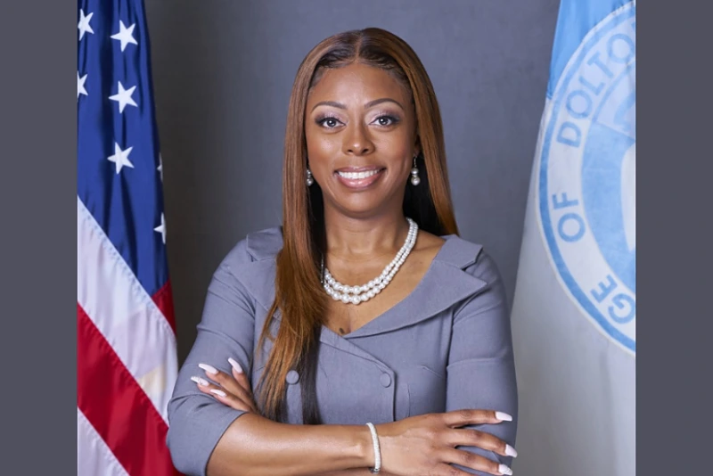 Mayor Tiffany Henyard. (Photo via: Village of Dolton official website)