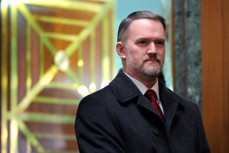 WASHINGTON, DC - APRIL 08: U.S. Trade Representative Jamieson Greer arrives to testify before the Senate Finance Committee in the Dirksen Senate Office Building on April 8, 2025 in Washington, DC. Greer testified on President Trump’s 2025 trade policy agenda. (Photo by Kayla Bartkowski/Getty Images)
