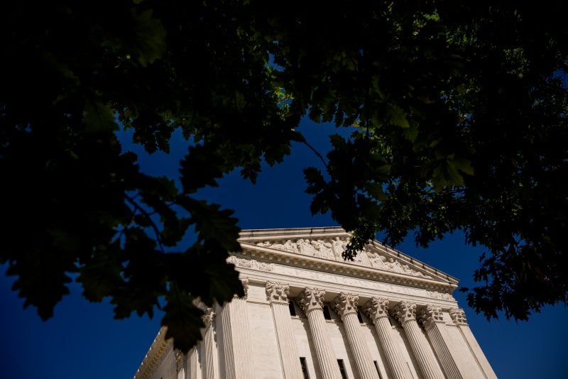 WASHINGTON, DC - MAY 4: The U.S. Supreme Court building on May 4, 2026 in Washington, DC. The Supreme Court will usually release opinions on Monday mornings during the months of May and June. (Photo by Andrew Harnik/Getty Images)