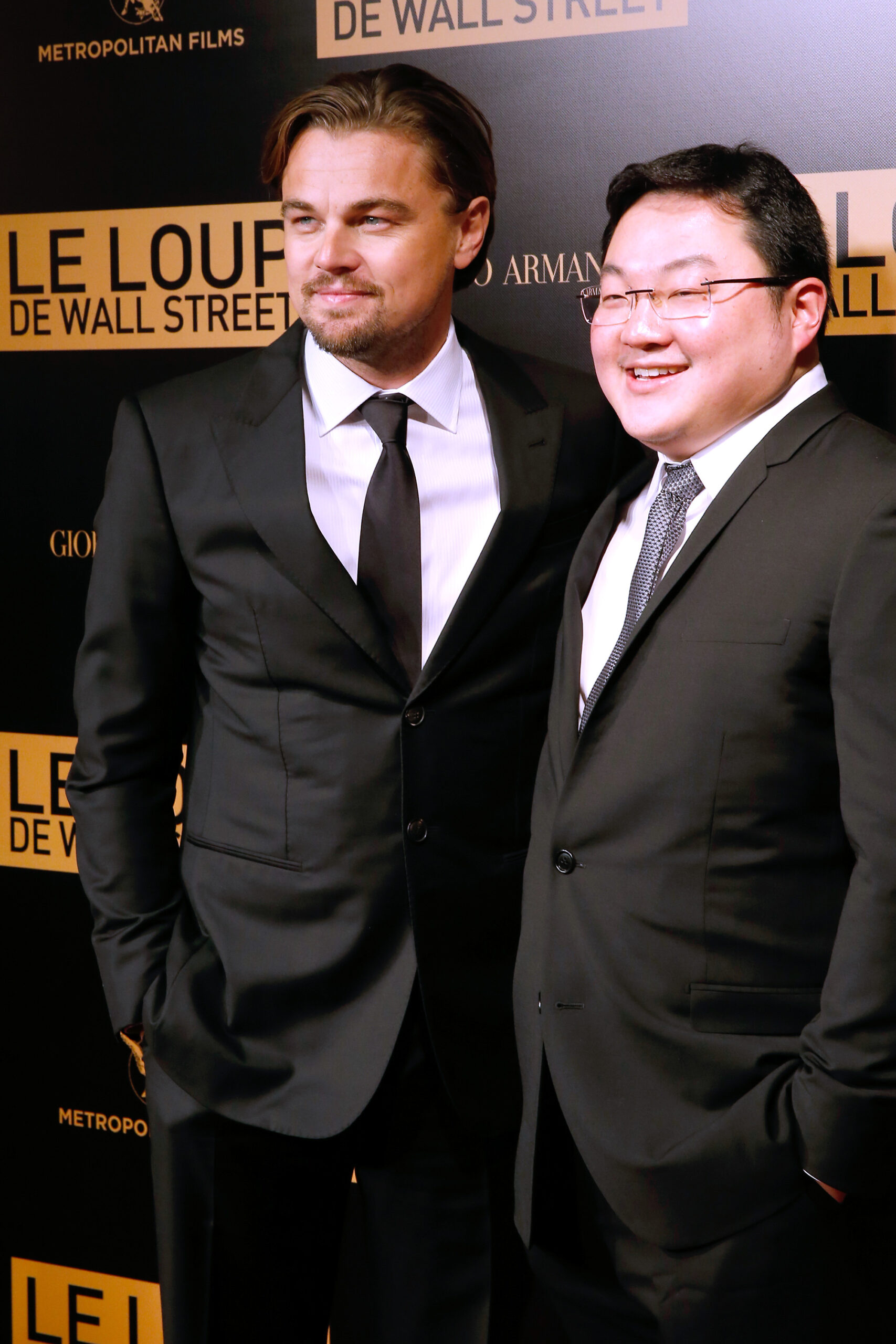Leonardo DiCaprio and Jho Low attend "The Wolf of Wall Street" photocall.