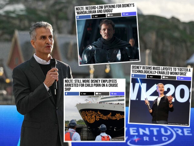 Disney CEO Josh D'Amaro speaks during the inauguration of the expanded 'Disney A