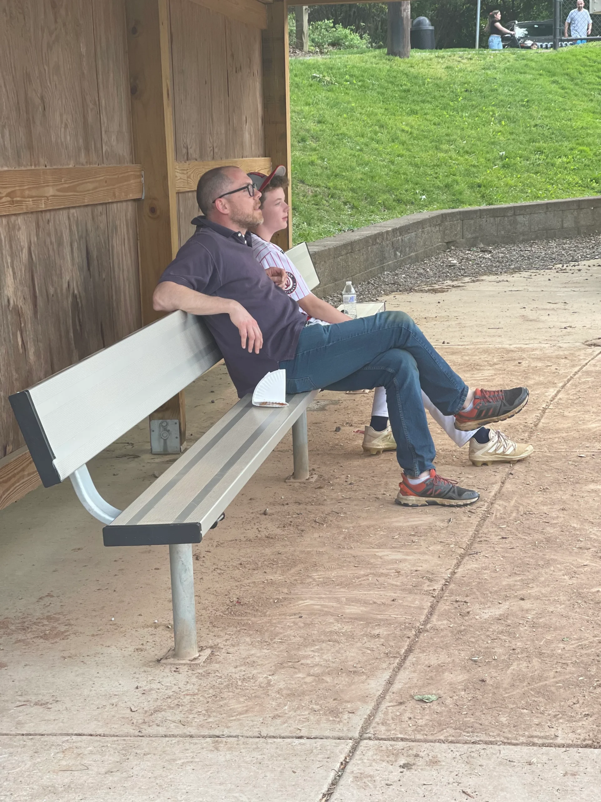 guy on a bench