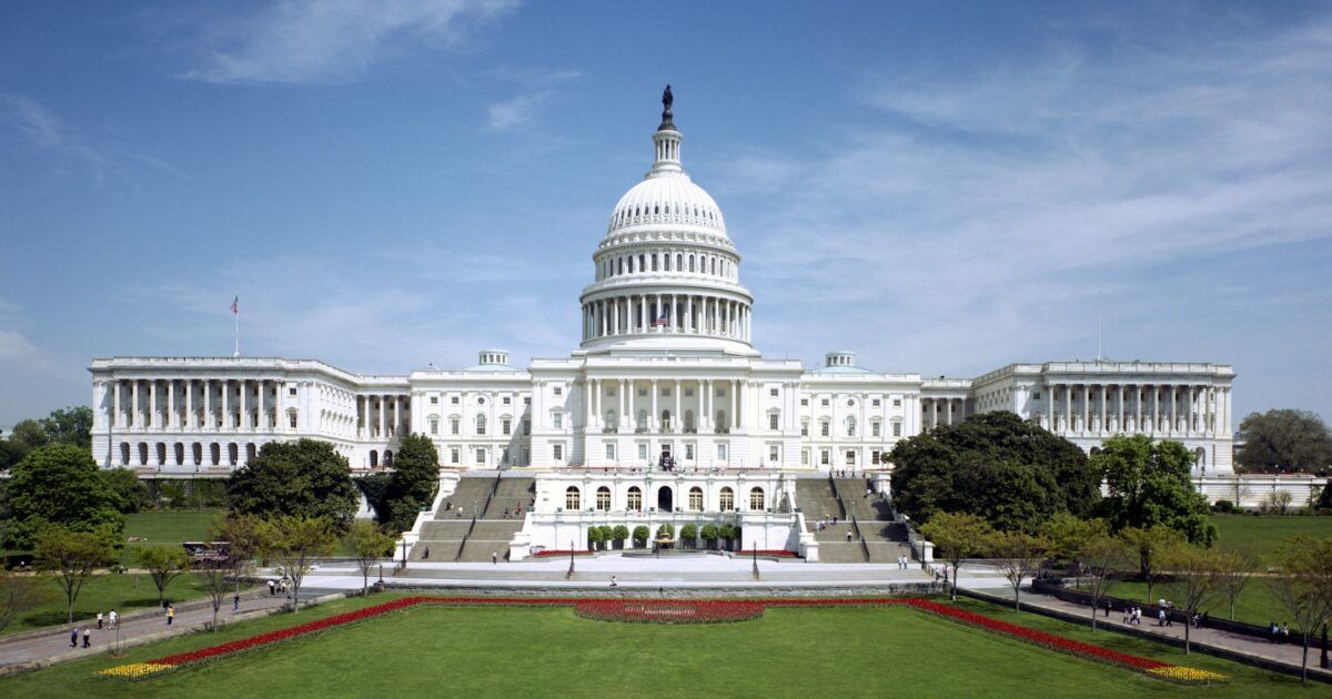 Real public-domain photo of the U.S. Capitol, used for a CLARITY Act crypto regulation story.