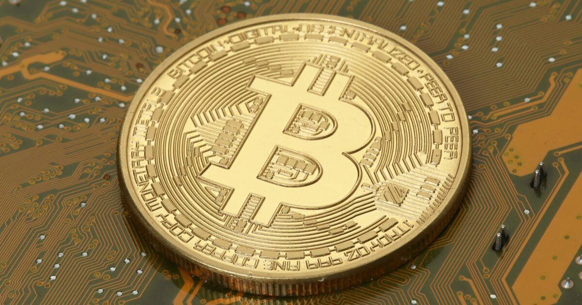 Physical Bitcoin token photo for a Kraken Bitcoin Vault story.