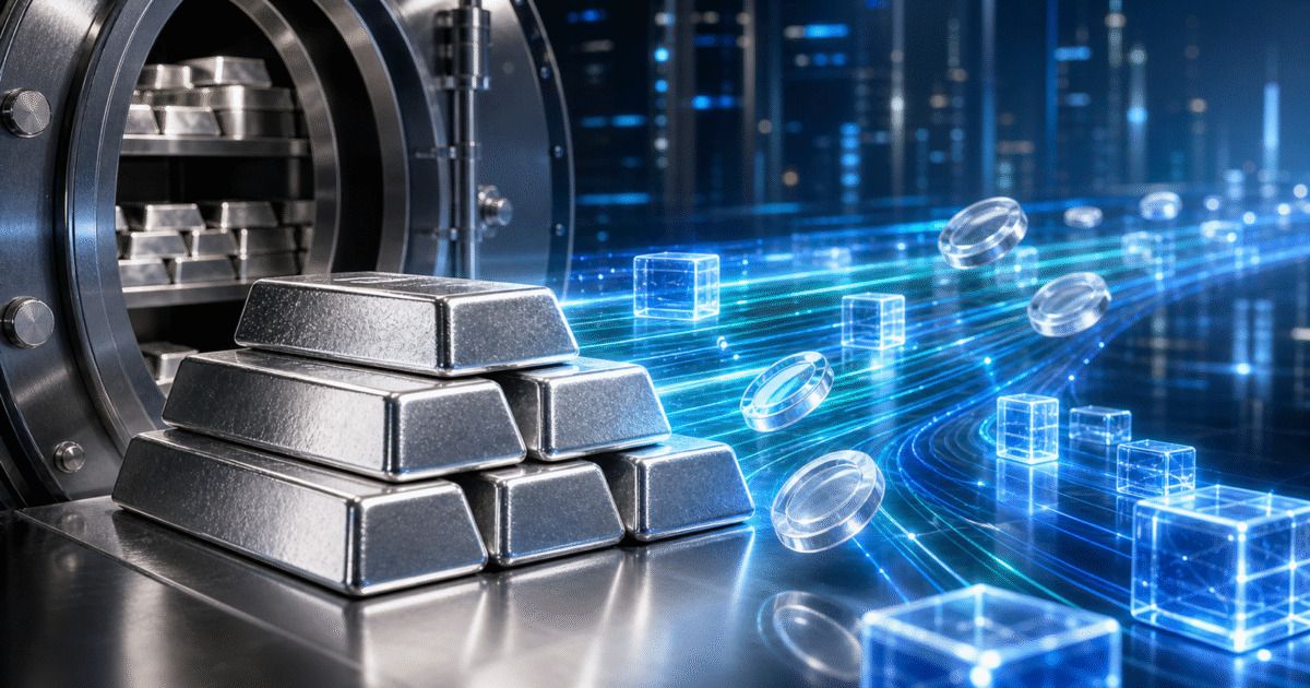 Tokenized silver on Sui with digital commodity rails
