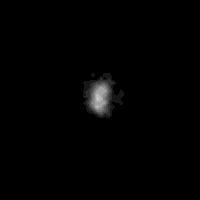 Voyager's view of Neptune's moon Nereid.
