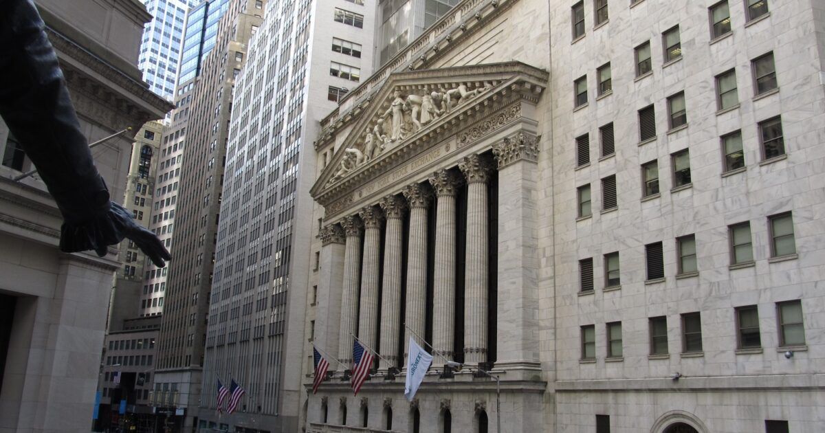 Real Creative Commons photo of the New York Stock Exchange entrance for a Paxos clearing agency approval story.