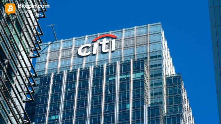 Citi logo on high rise building