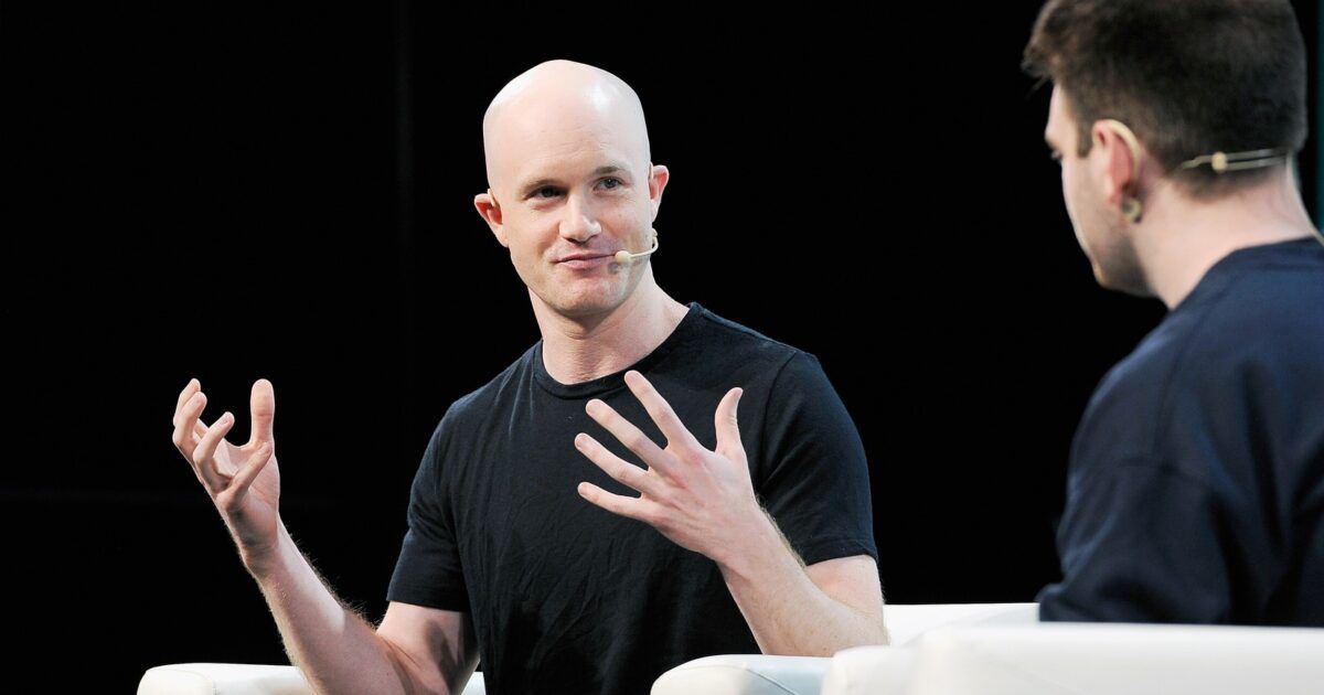 Coinbase CEO Brian Armstrong for a ProCoinNews article about app betting prompts and crypto product risk.