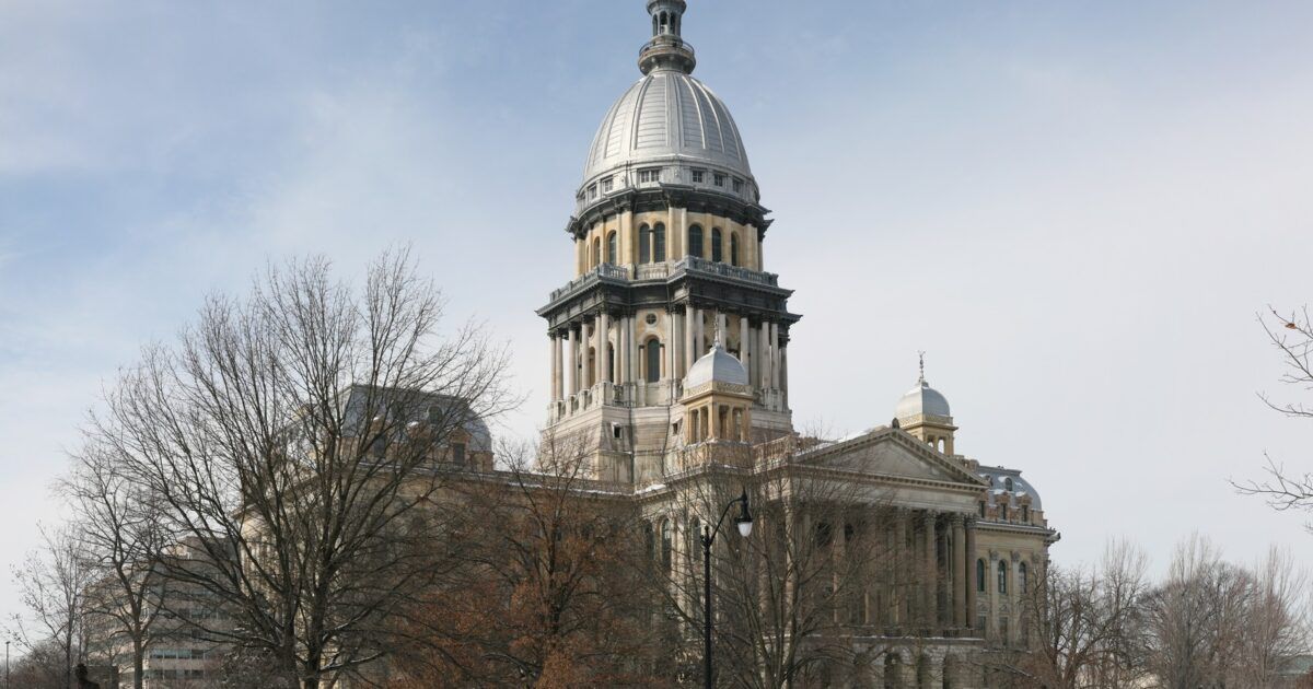 Illinois State Capitol for a story about the state's new digital asset privilege tax.