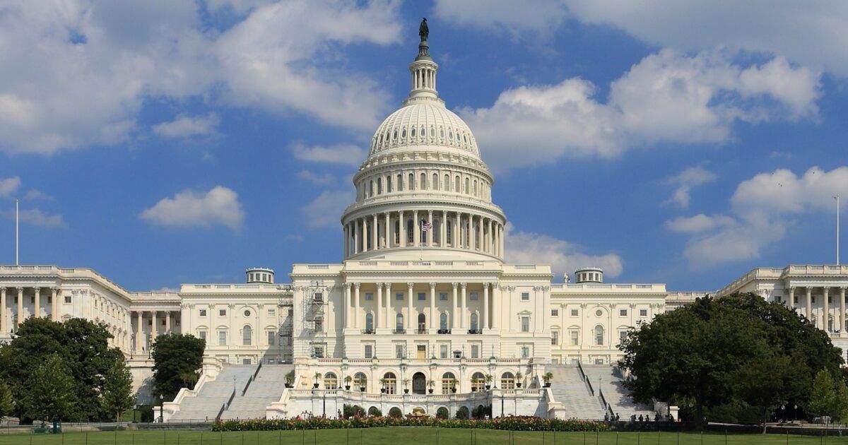 United States Capitol building for a ProCoinNews article about senators pressing the CFTC on Polymarket.
