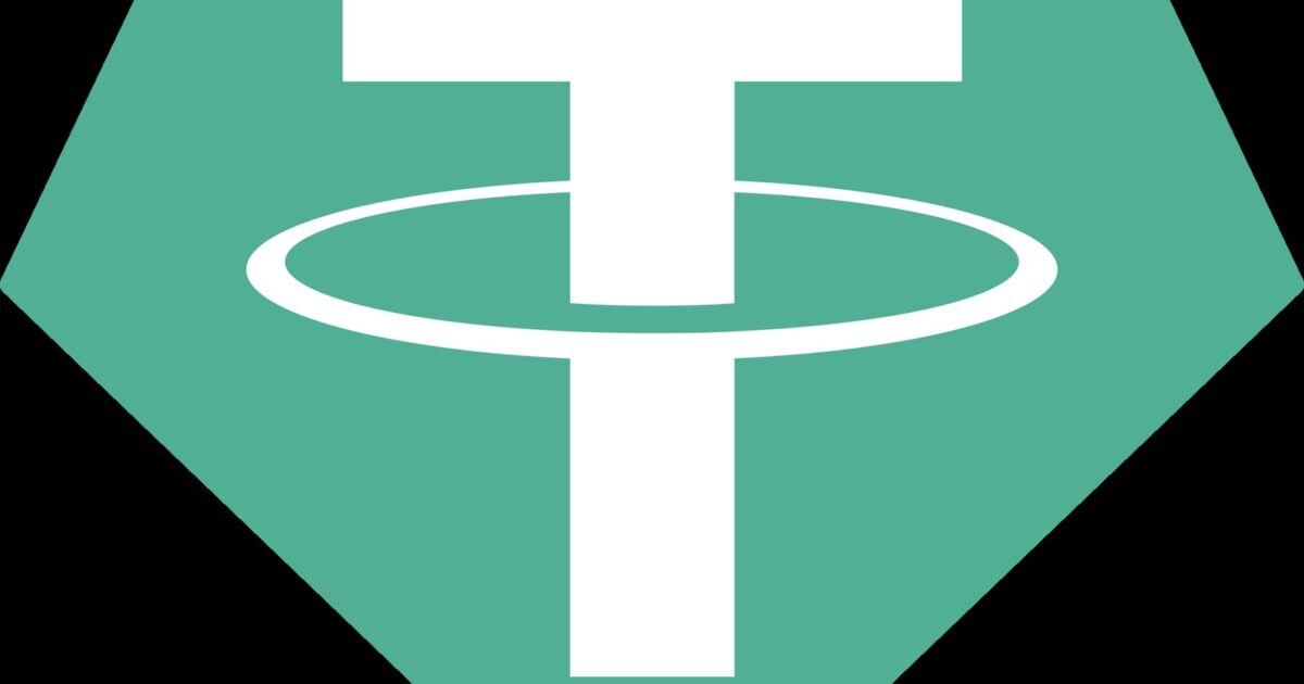 Tether USDT logo for a stablecoin idle-cash story.