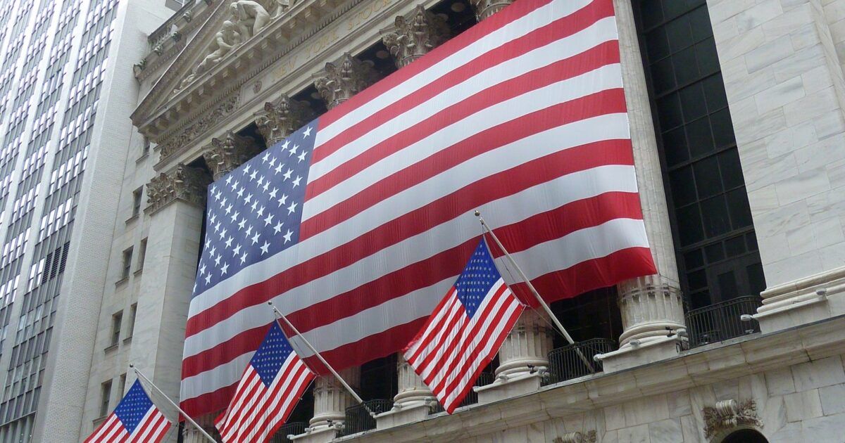 New York Stock Exchange facade for a story about Wall Street tokenization and onchain financial assets.