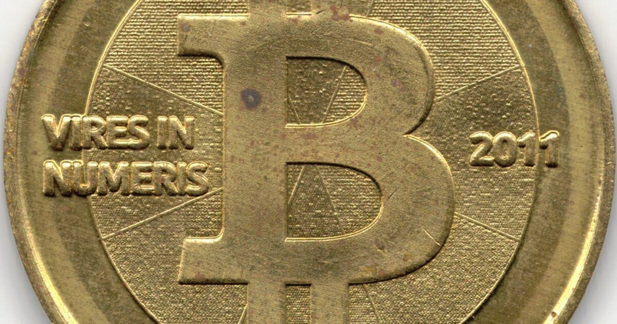 Physical Casascius Bitcoin token