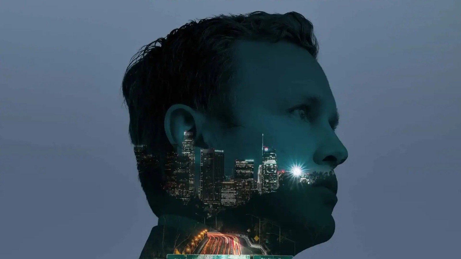 Spencer Pratt campaign image with Los Angeles city lights