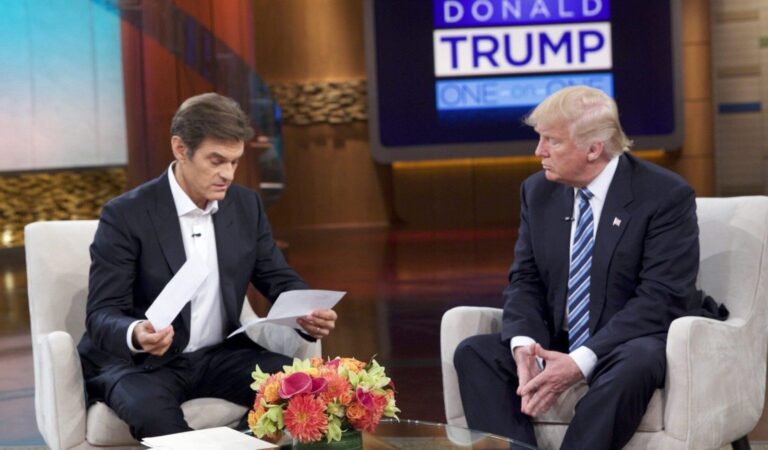 Dr. Oz Has a Blunt Answer for Reporter Asking Why President Trump Keeps Getting Checkups