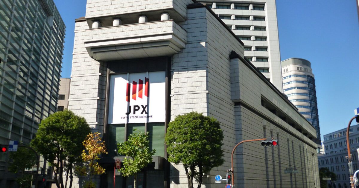 Tokyo Stock Exchange building representing Bitcoin Japan's planned capital raise