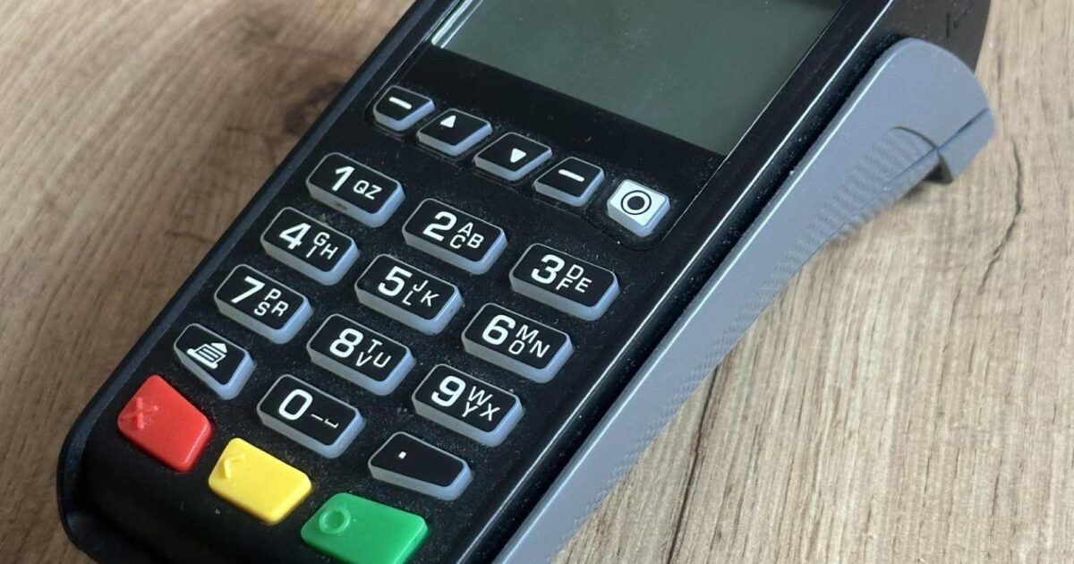 Payment terminal illustrating the reported drain of Triple-A-linked cryptocurrency wallets