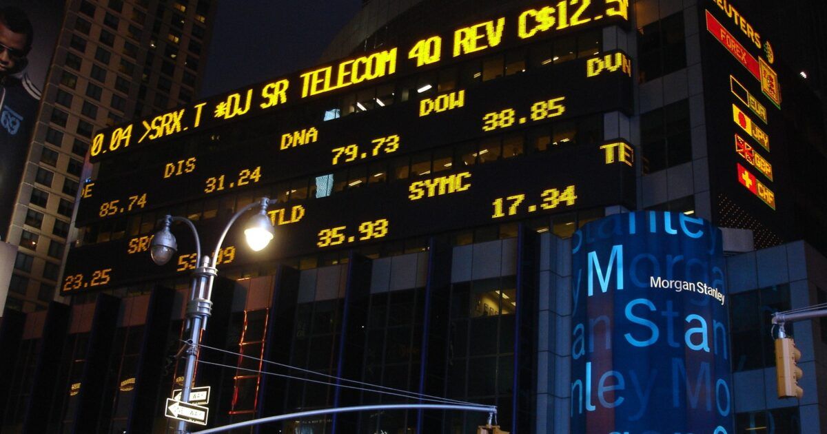 Morgan Stanley building in Times Square