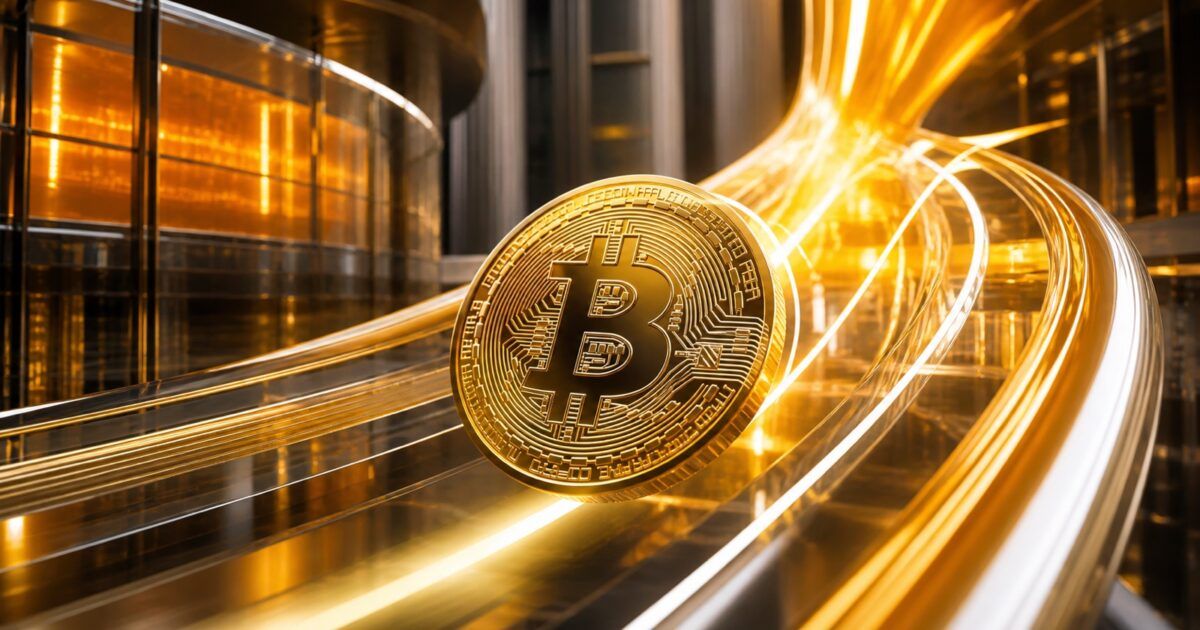 Gold Bitcoin moving through bright institutional capital channels