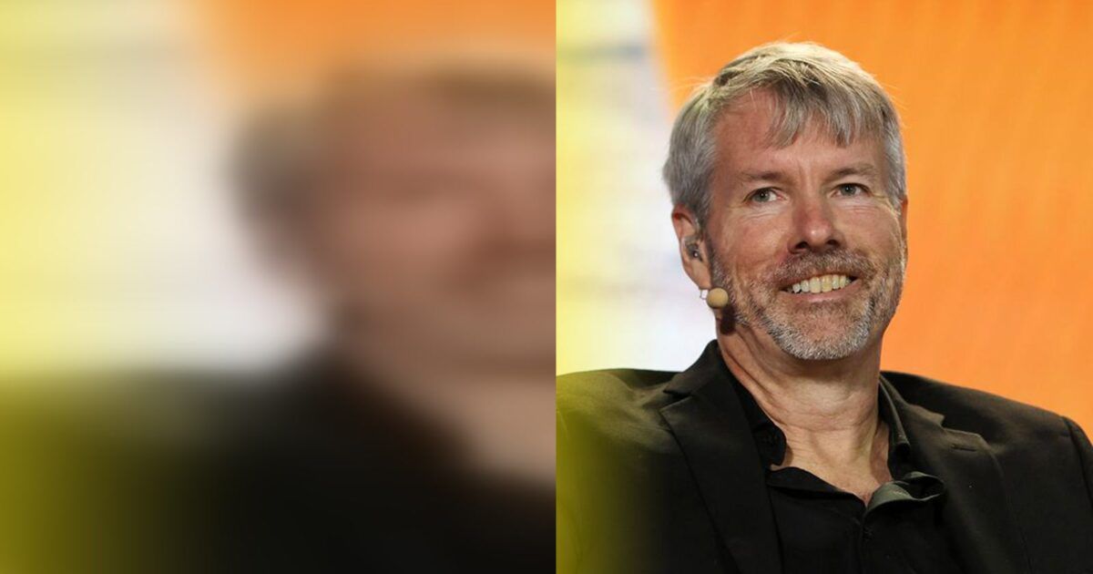 Michael Saylor during a public appearance as Strategy Bitcoin holdings return above cost basis