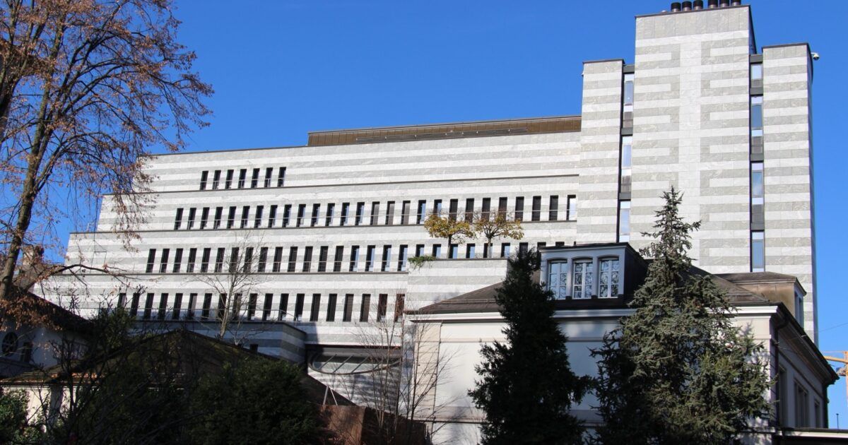 Bank for International Settlements building in Basel