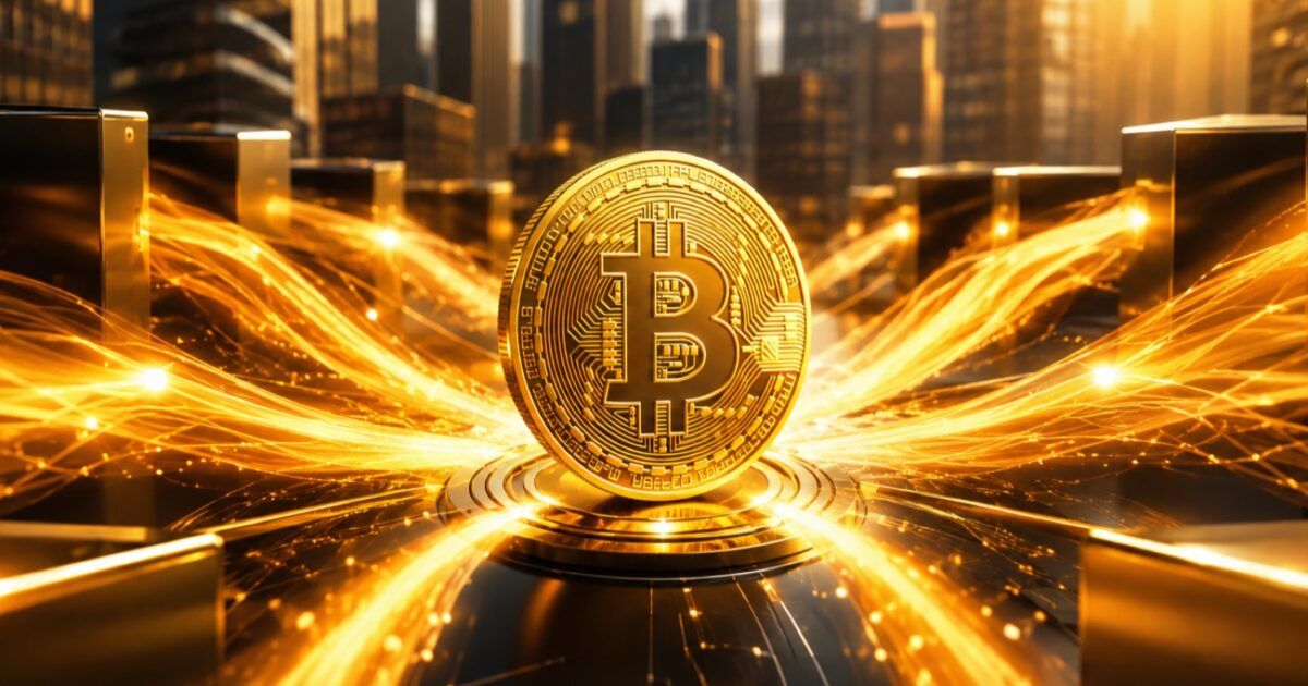 Bitcoin coin receiving bright institutional capital flows in a financial market setting