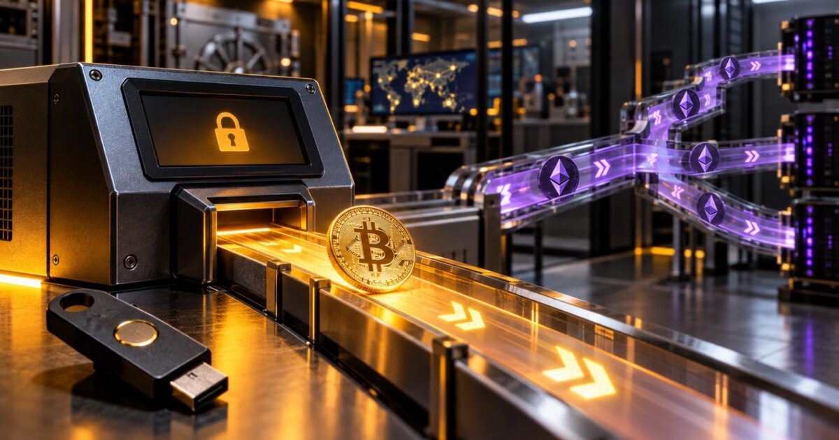 Bitcoin withdrawal path reopening while Ether moves through a cross-chain route