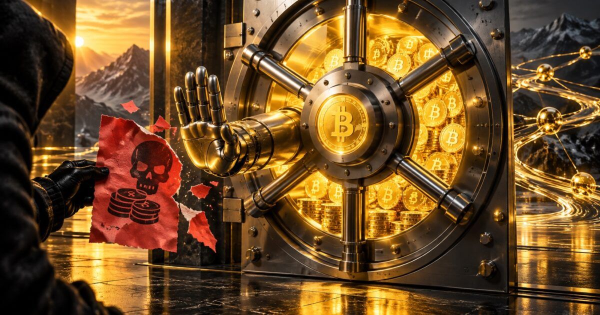 Secure Bitcoin reserve vault rejects a ransom demand after the Liquid exploit