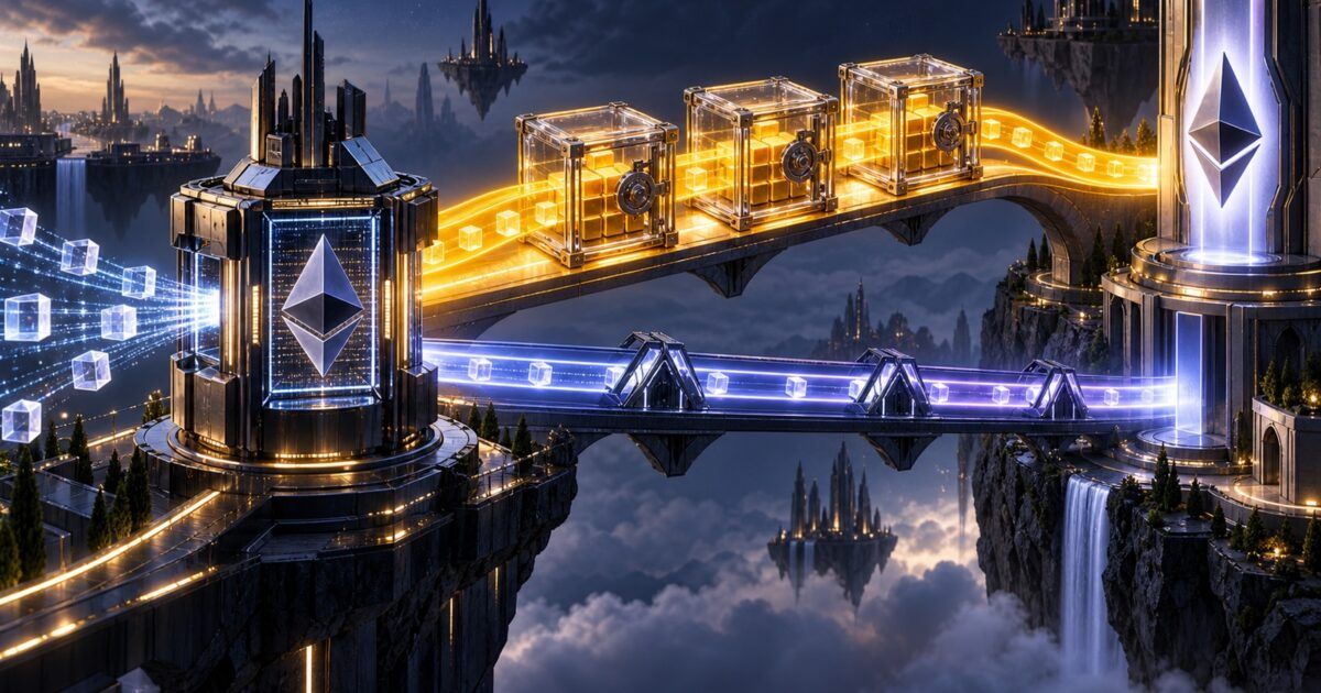 Secured collateral vaults and a direct relay bridge connect an Ethereum block builder to a validator