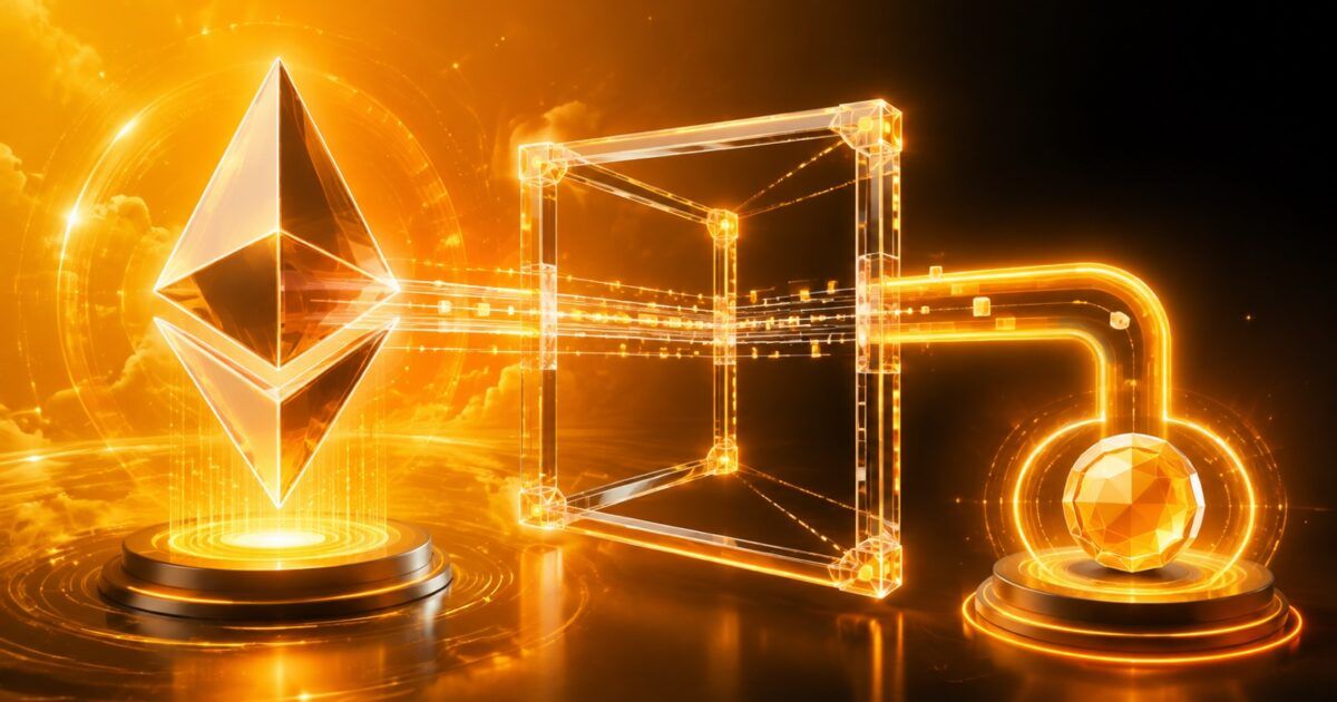 Ethereum-inspired transaction frame separating execution from a sponsored gas payment path