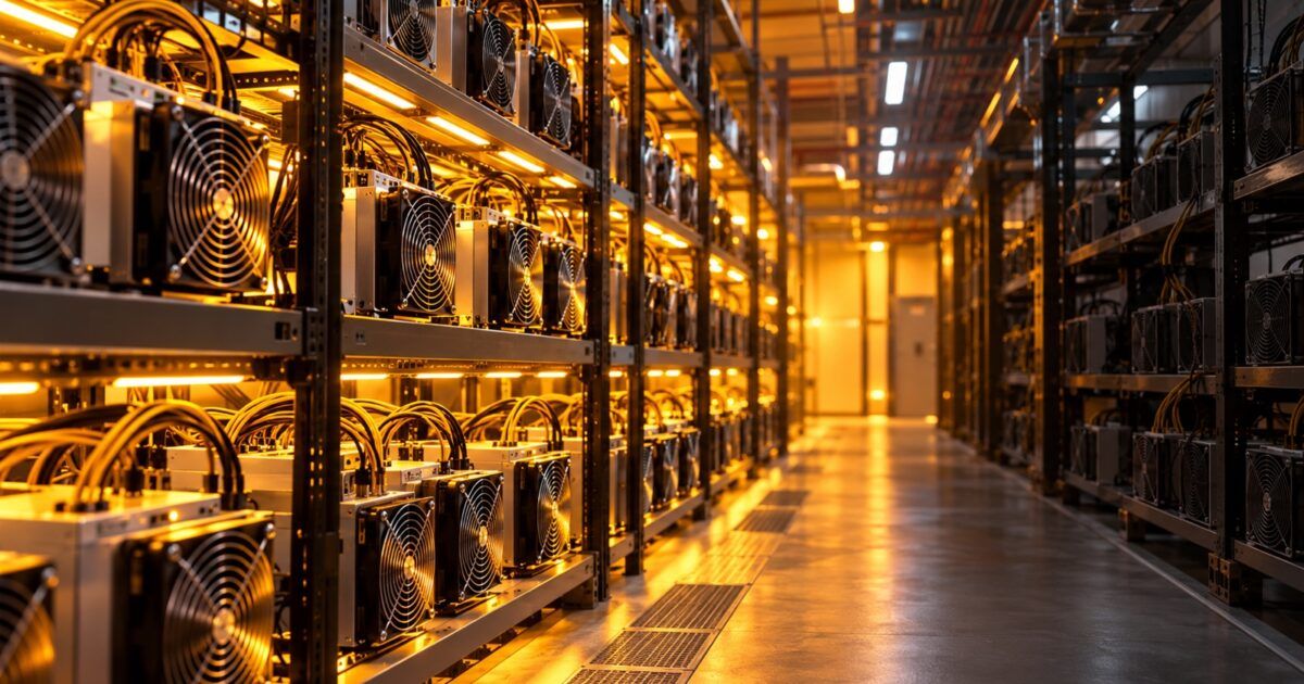 Bitcoin mining rigs transitioning into an orderly shutdown