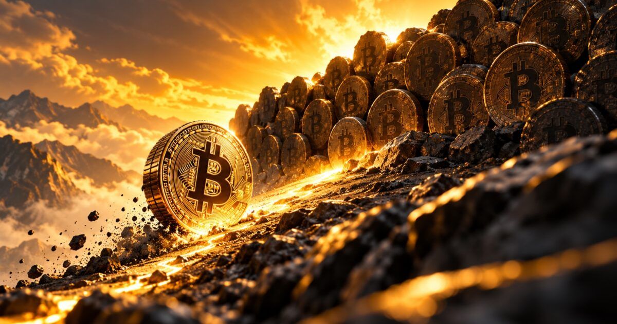 Bitcoin climbing toward a dense wall of dormant Bitcoin supply