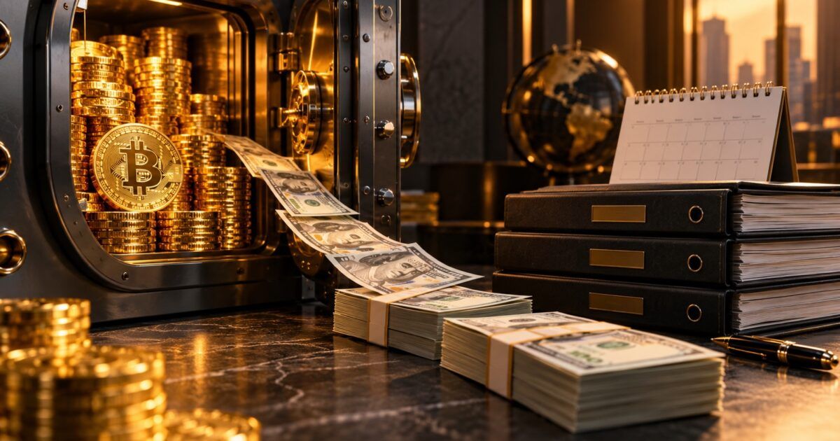 Bitcoin reserve flowing into dollar liquidity for corporate obligations