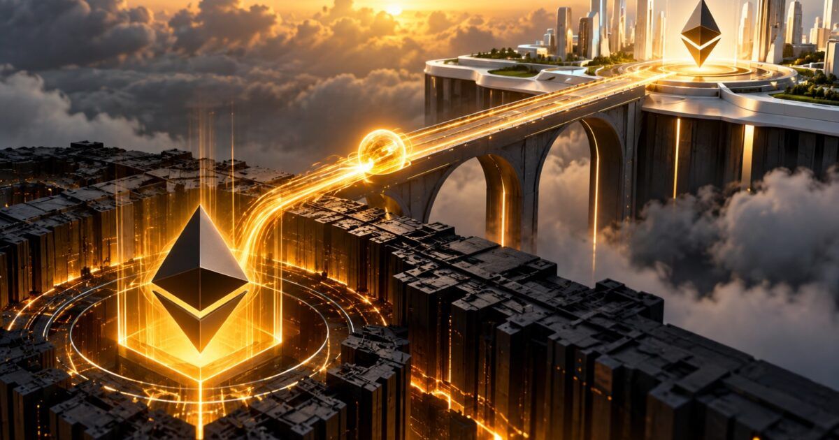 One atomic Ethereum transaction crossing from layer 1 to layer 2