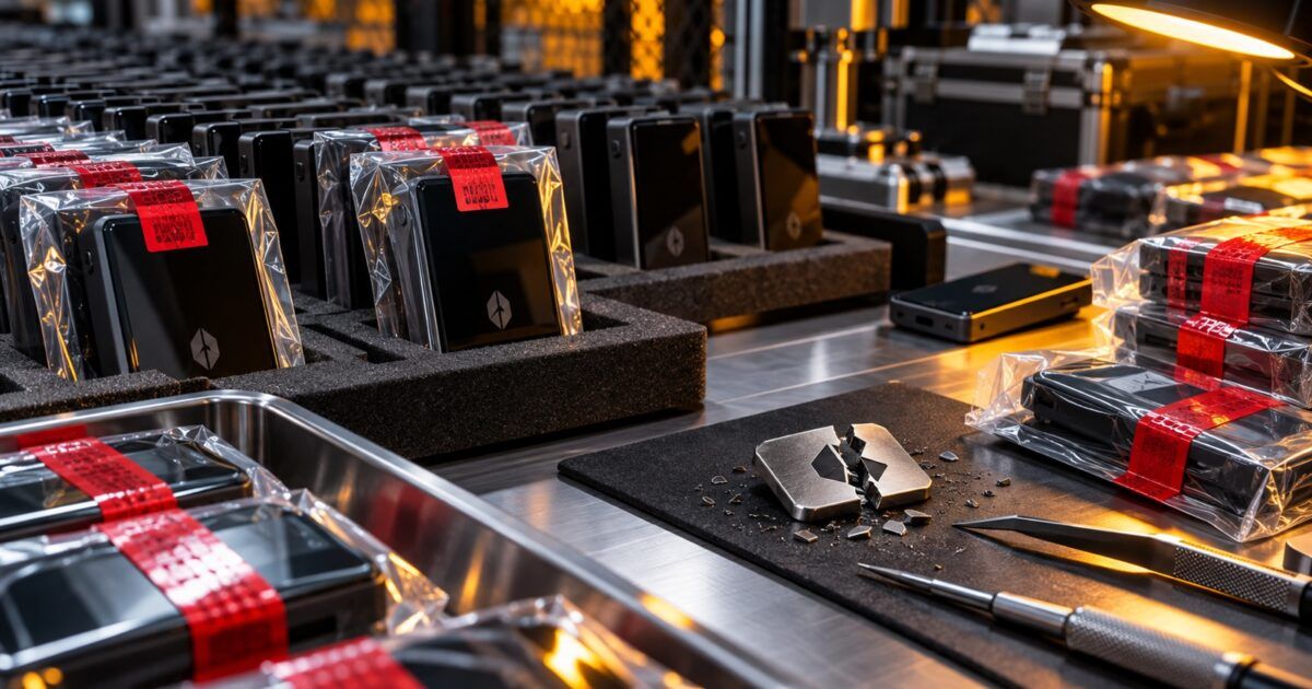 Hardware wallets quarantined after a device authentication key compromise