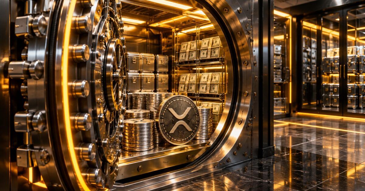 XRP asset inside a federally supervised institutional reserve vault