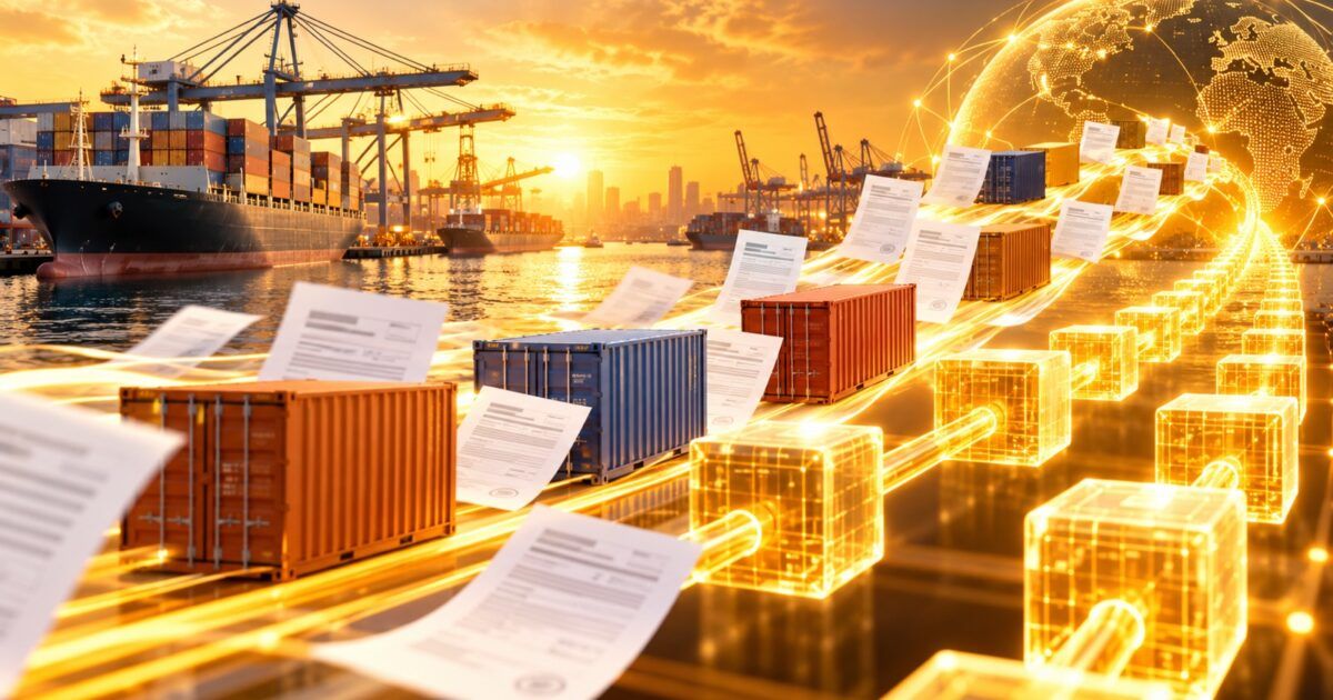 Cargo containers and trade documents moving onto luminous blockchain rails